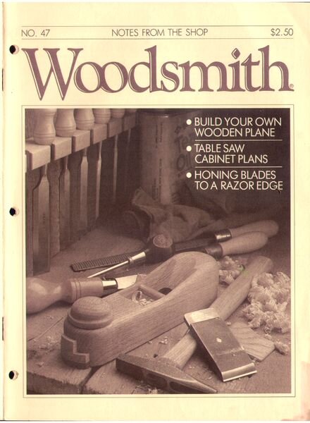 WoodSmith Issue 47, Oct 1986 – Build your own Wooden Plane