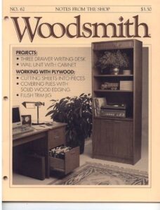 WoodSmith Issue 62, Apr 1989 – Working With Plywood