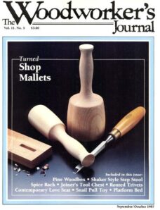 Woodworker’s Journal — Vol 11, Issue 5 — Sept-Oct 1987