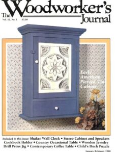 Woodworker’s Journal – Vol 12, Issue 1 – Jan-Feb 1988