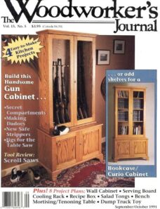 Woodworker’s Journal – Vol 15, Issue 5 – Sept-Oct 1991