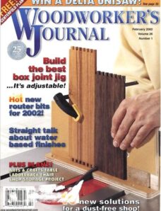 Woodworker’s Journal – Vol 26, Issue 1 – Jan-Feb 2002