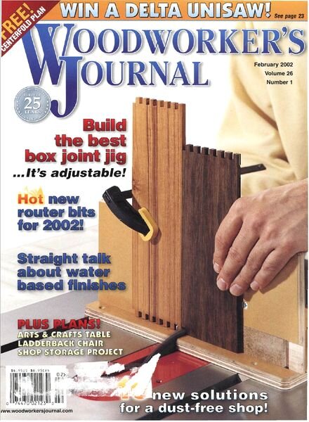 Woodworker’s Journal — Vol 26, Issue 1 — Jan-Feb 2002
