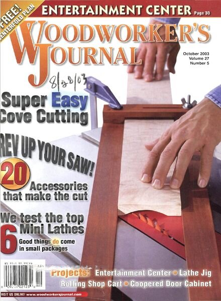 Woodworker’s Journal — Vol 27, Issue 5 — Sept-Oct 2003
