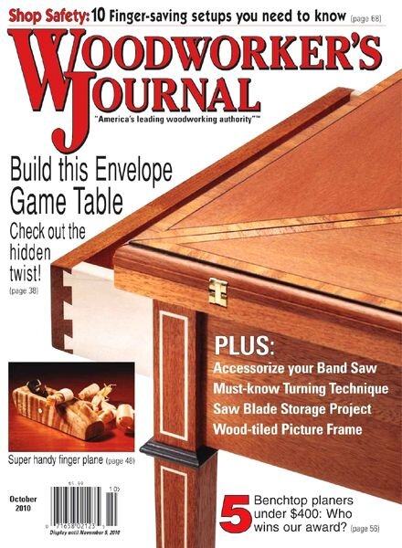 Woodworker’s Journal — Vol 34, Issue 5 — 2010-09