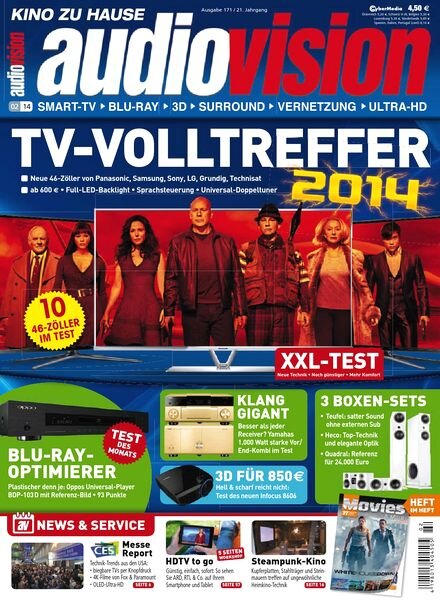 audiovision – Test-Magazin Februar 02, 2014