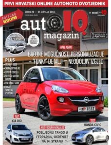 AutoIQ magazin 29 broj 21 Lipnja 2013