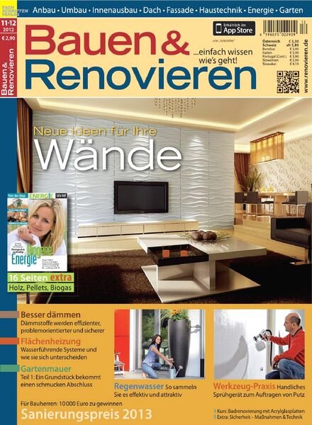 Bauen & Renovieren – November-Dezember 2012