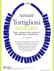 Bead & Button – Tortiglioni necklace