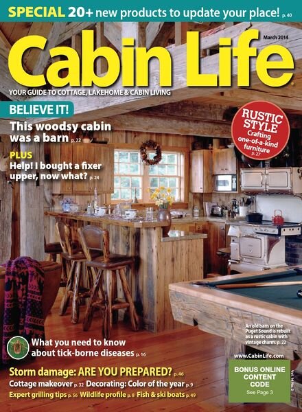 Cabin Life – March 2014