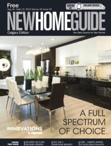 Calgary New Home Guide – 13 September 2013