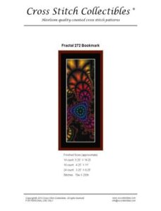Cross Stitch Collectibles (Fractal Bookmark) 272