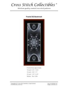 Cross Stitch Collectibles (Fractal Bookmark) 302