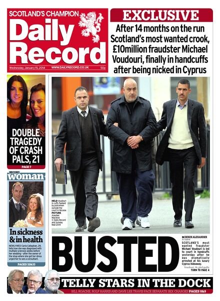 Daily Record – Wednesday, 15 January 2014