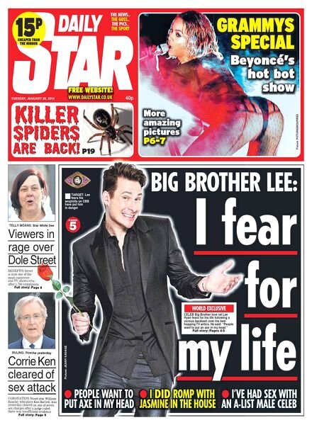 DAILY STAR – Tuesday, 28 January 2014