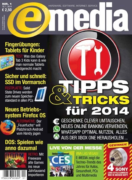 E-Media Magazin N 01 vom 10 Januar 2014