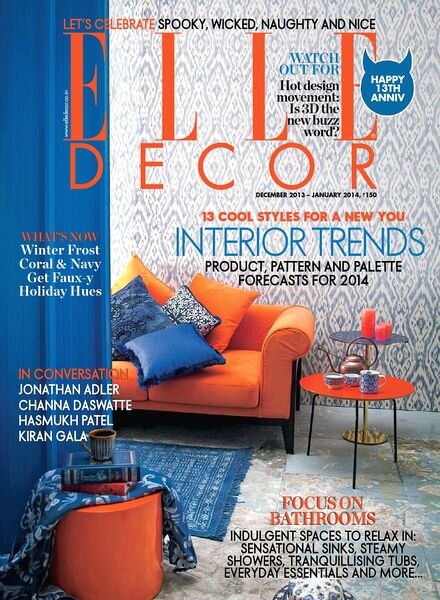 Elle Decor India – December-January 2014