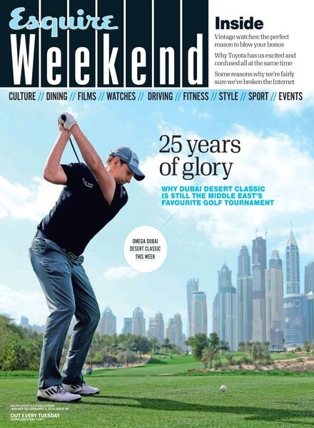 Esquire Weekend – 28 January 2014