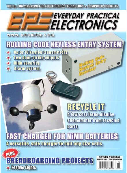 Everyday Practical Electronics — 2009-08