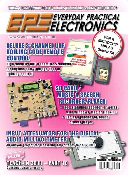 Everyday Practical Electronics 2011-08