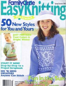 Family Circle Easy Knitting 2000 Spring-Summer
