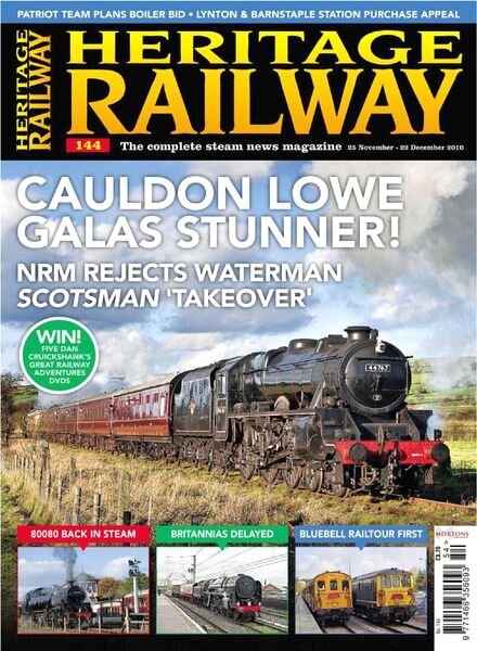 Heritage Railway Magazine – 25 Nov – 22 Dec 2010