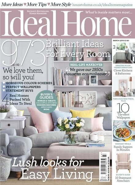 Ideal Home Magazine – March 2014