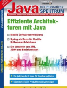 JavaSPEKTRUM Magazin – Februar-Marz 01, 2014