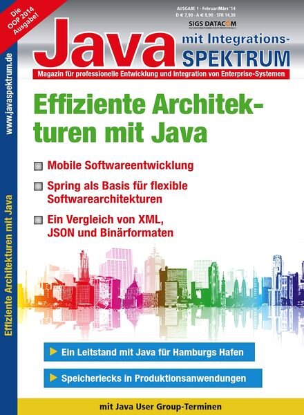 JavaSPEKTRUM Magazin – Februar-Marz 01, 2014