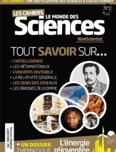 Les Cahiers Le Monde des Sciences N 2 – Fevrier-Mars-Avril 2014