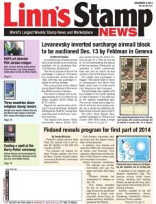 Linn’s Stamp News — December 09, 2013