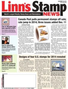 Linn’s Stamp News – December 30, 2013