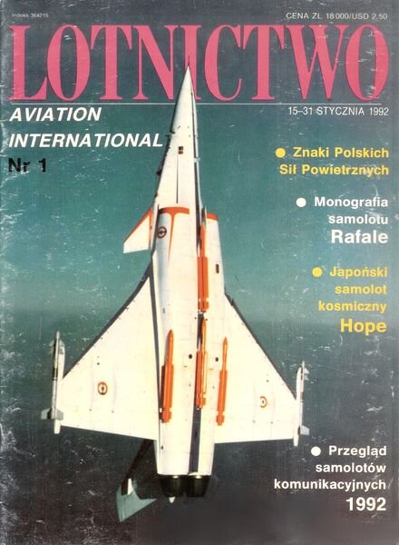 Lotnictwo 1992-01