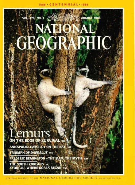 National Geographic Magazine 1988-08, August