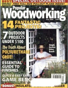 Popular Woodworking – 103, 1998