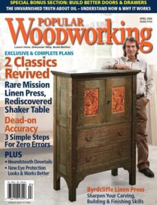 Popular Woodworking — 154, April 2006