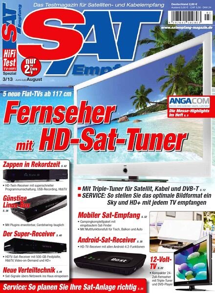Sat Empfang Magazin — Juni-Juli-August 2013