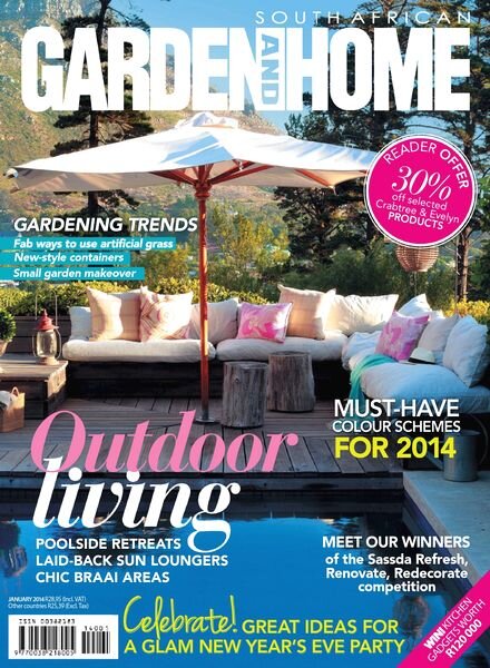 South African Garden and Home Magazine January 2014