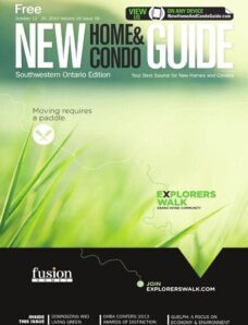 Southwestern Ontario New Home & Condo Guide — 26 October 2013