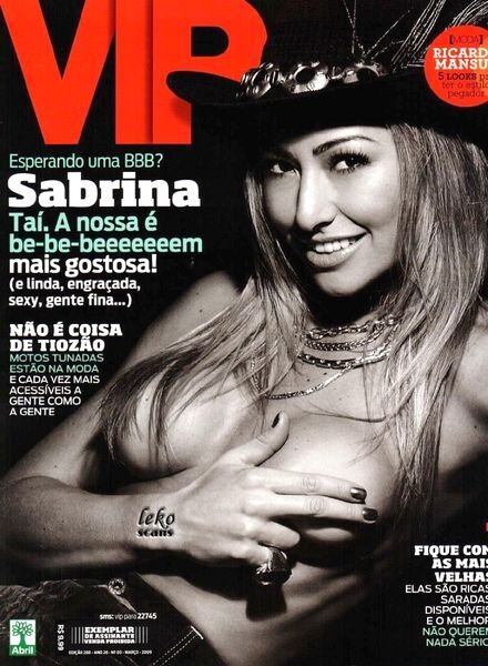 VIP – March 2009 Sabrina Sato