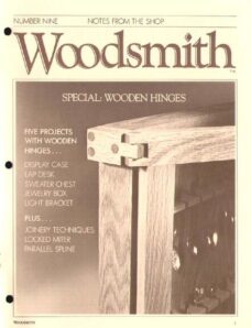 WoodSmith Issue 09, May 1980 — Wooden Hinges