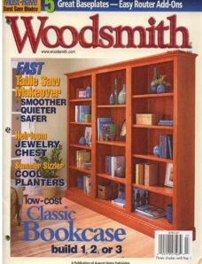 WoodSmith Issue 159, June-July 2005 — Classic Bookcase