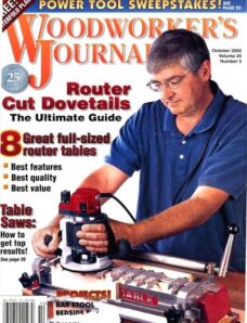 Woodworker’s Journal — Vol 26, Issue 5 — Sept-Oct 2002