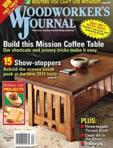 Woodworker’s Journal – Vol 35, Issue 6 – December 2011
