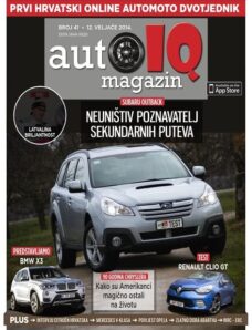 AutoIQ magazin 41 broj 12 Veljace 2014