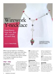Bead & Button – Wirework Y-necklace
