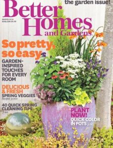 Better Homes and Gardens USA – March 2014