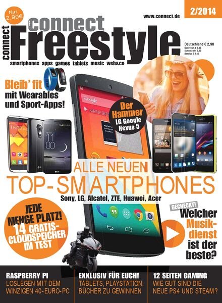connect Freestyle – Techniktrend-Magazin 02, 2014