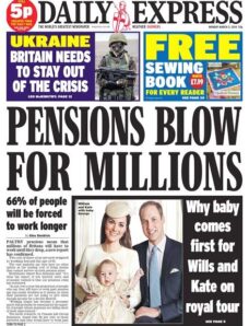 Daily Express – Monday, 03 March 2014