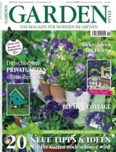 Garden Style – Maerz-Mai N 01 Februar 2014